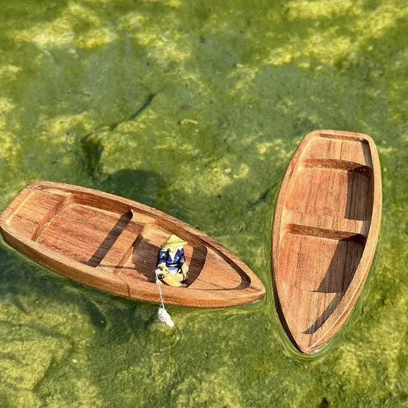 Fishing Boat Oar - Perahu Kayu Buatan Tangan Model Perahu