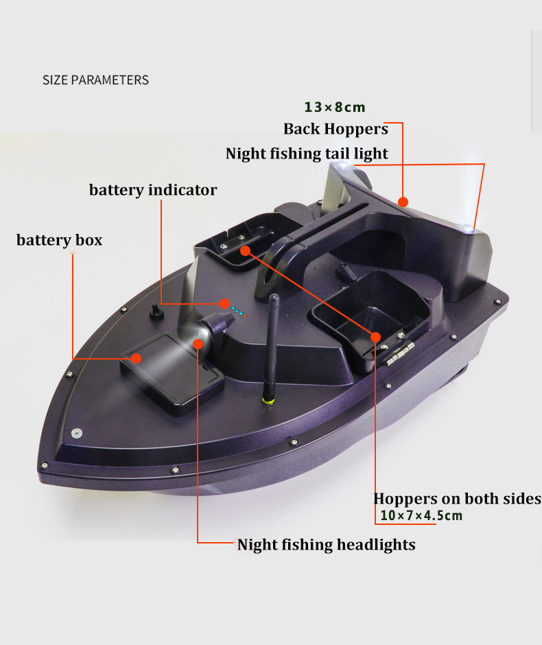 GPS RC Umpan Perahu Pencari Ik - Fishing Boat Gps ulasan dan harga