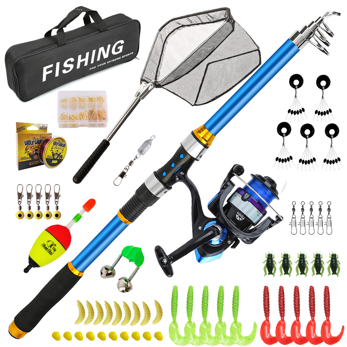 Set Joran Pancing Serat Kaca T - Fishing Boat Oar ulasan dan harga