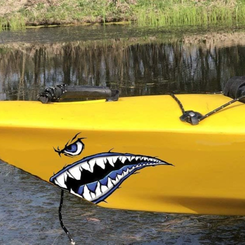2 Buah Stiker Perahu Mulut Gig - Fishing Boat Oar ulasan dan harga