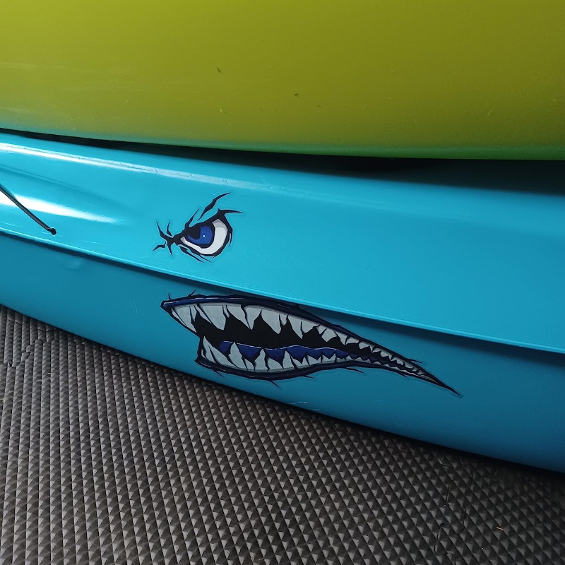 2 Buah Stiker Perahu Mulut Gig - Fishing Boat Oar ulasan dan harga